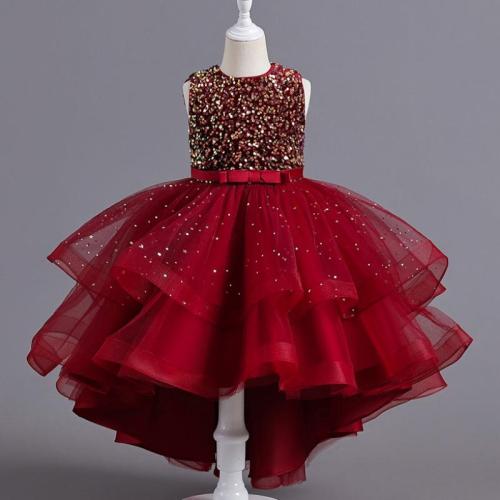 Polyester Robe d’une seule pièce de fille Solide plus de couleurs pour le choix pièce