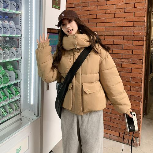 Polyester Women Parkas thicken & loose & thermal PC