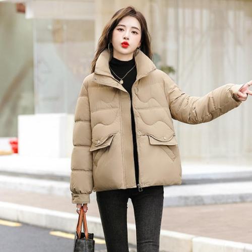 Polyester Women Parkas thicken & loose & thermal Eiderdown Cotton PC