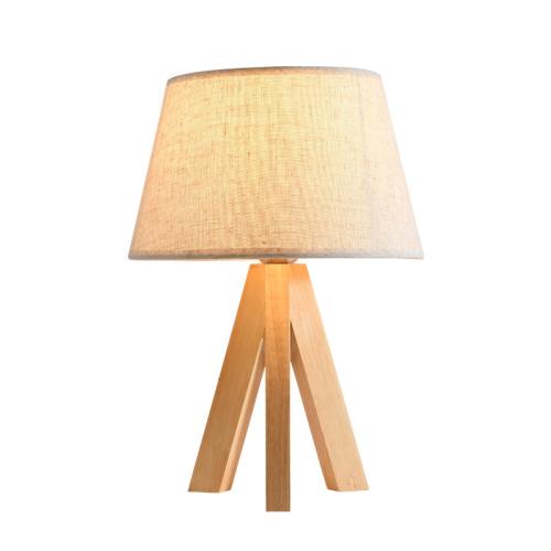 Paño & Madera maciza Lámpara de mesa, trozo