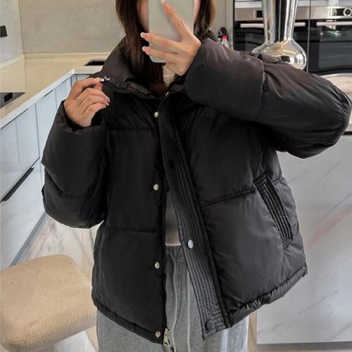 Polyester Women Parkas slimming & thicken & thermal PC