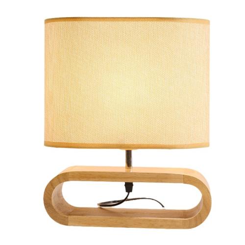 Paño & Madera maciza Lámpara de mesa, trozo
