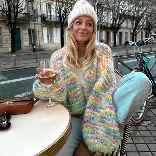 Caddice Slim Sweater Coat & thermal knitted Others multi-colored PC