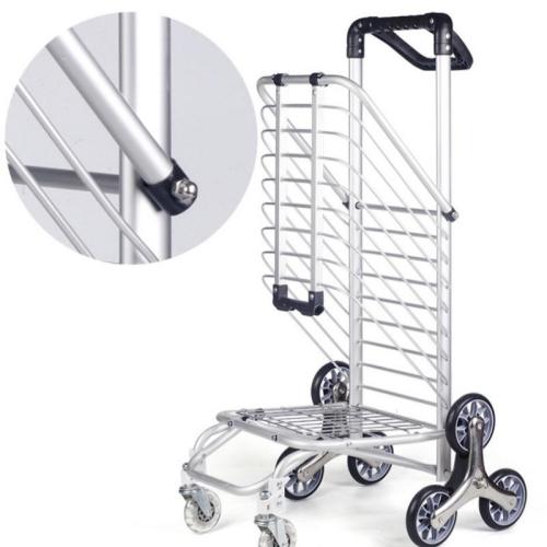 Aluminium Alloy foldable Shopping Trolley portable Cloth PC