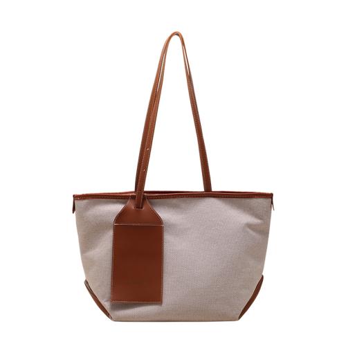 PU Leather Shoulder Bag contrast color & soft surface Solid PC
