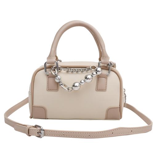 PU Leather Handbag soft surface & attached with hanging strap Solid PC