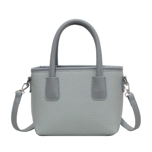 PU Leather Bucket Bag Handbag soft surface & attached with hanging strap Solid PC