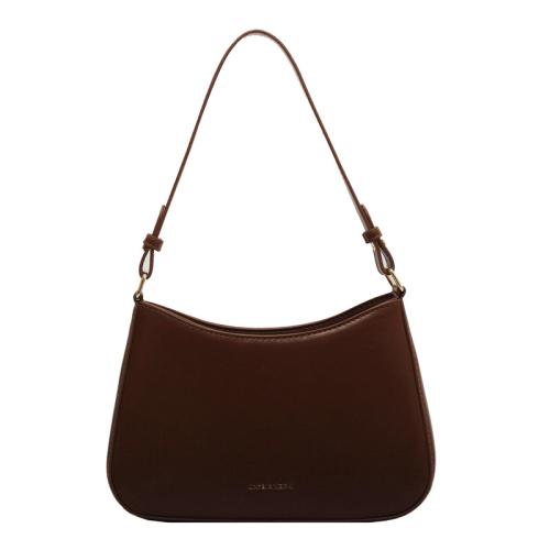 PU Leather Hobo Bag Shoulder Bag soft surface & attached with hanging strap Solid PC