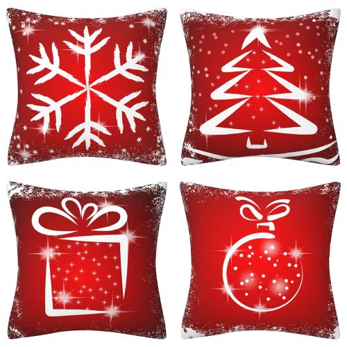 Polyester Soft Cushion Quilt durable & christmas design printed PC