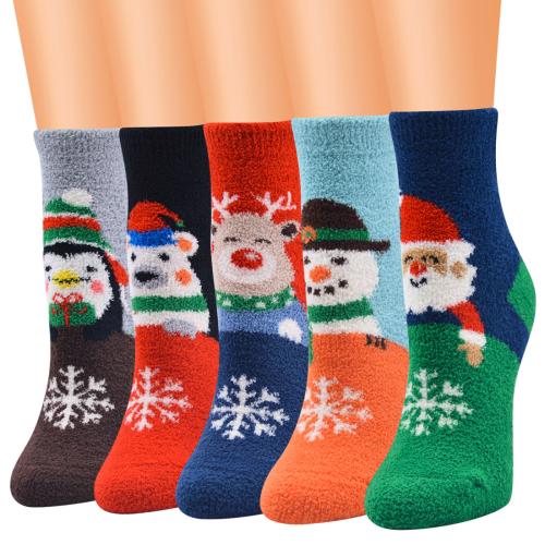 Mohair Kerstsok Jacquard verschillende kleur en patroon naar keuze : Paar