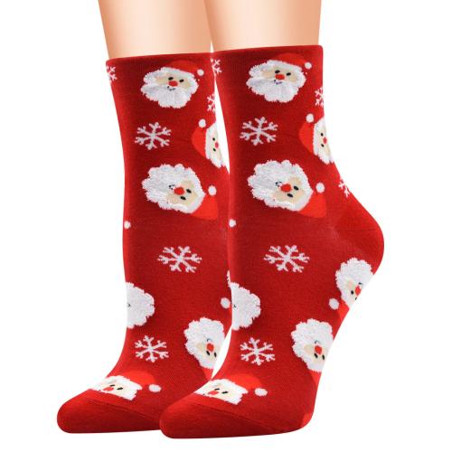 Katoen Kerstsok Gebreide verschillende kleur en patroon naar keuze : Paar