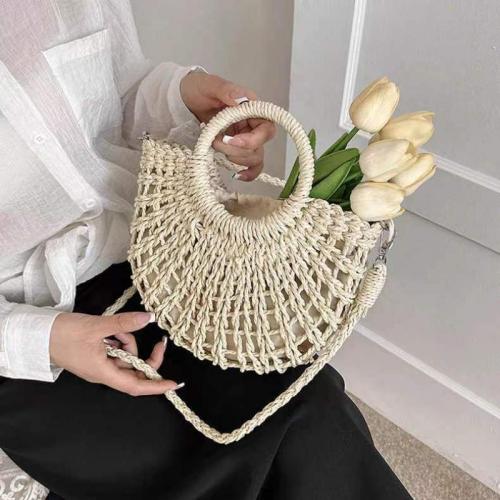 Paper Rope Beach Bag & Easy Matching Woven Tote attached with hanging strap PC