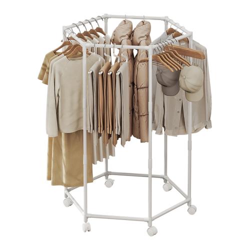 Iron silent Clothes Hanger for storage & with caster & hardwearing Solid PC