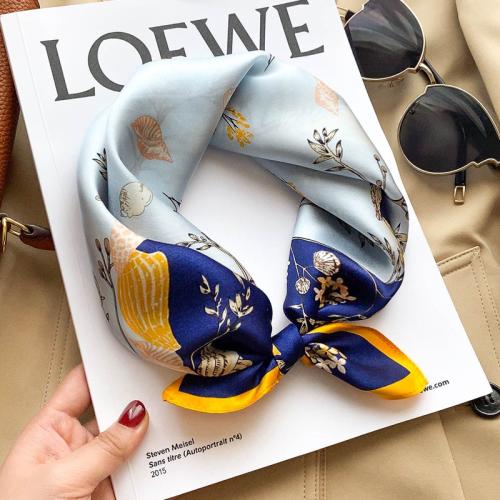 Natural Silk Silk Scarf breathable printed PC