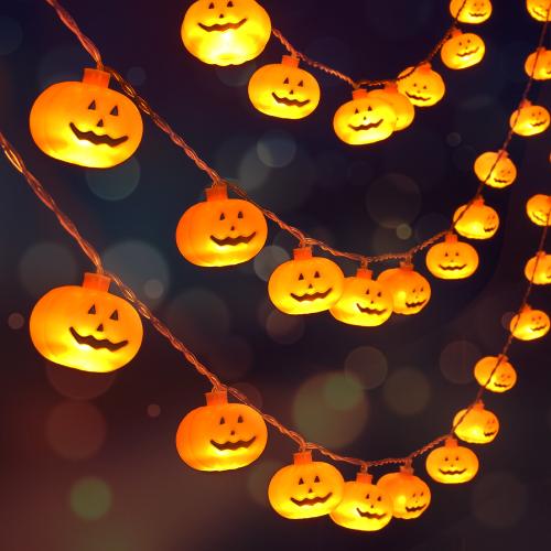 Polystyrene Halloween Decoration Strip Battery Type & with LED lights PC