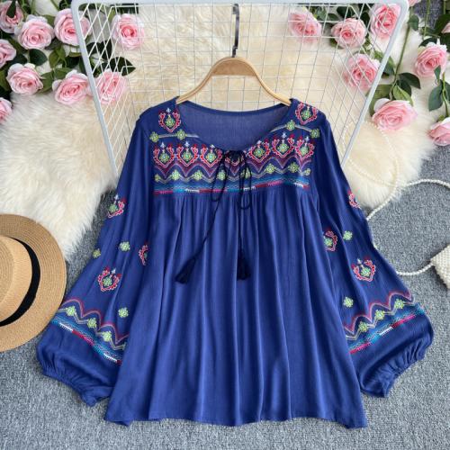 Poliestere Dámské halenky s dlouhým rukávem più colori per la scelta : kus