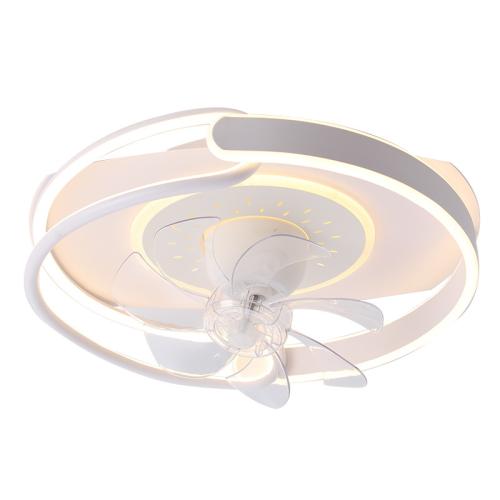 Acrílico & Hierro & Silicona Lámpara de ventilador, Latón, más colores para elegir, trozo