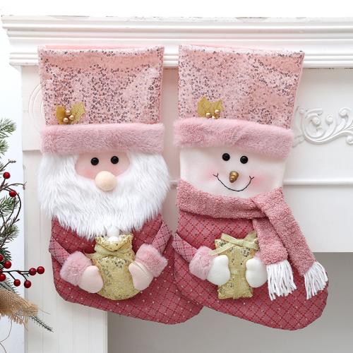 Chiffon Chaussette de Noël plus de couleurs pour le choix pièce