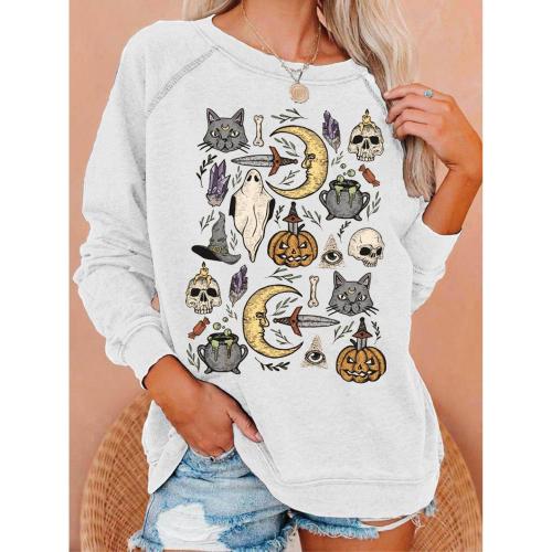 Polyester Sweatshirts femmes Imprimé couleur et motif différents pour le choix pièce