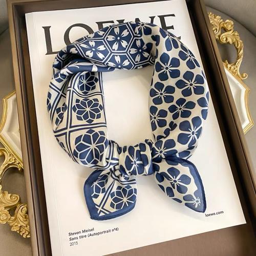 Natural Silk Silk Scarf breathable printed PC