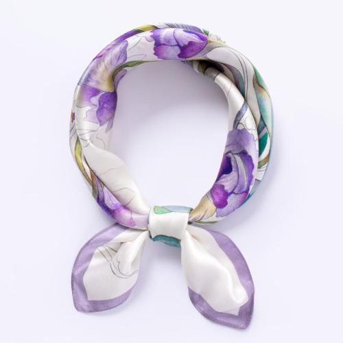Natural Silk Silk Scarf breathable printed PC