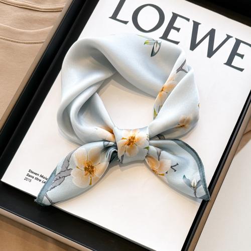 Natural Silk Silk Scarf breathable Natural Silk printed PC