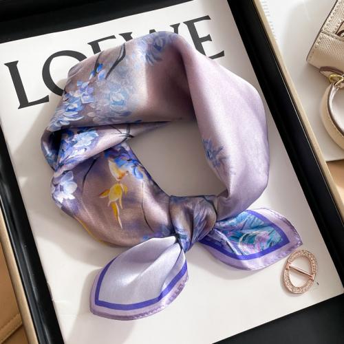 Natural Silk Silk Scarf breathable printed PC