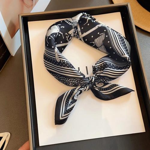 Natural Silk Silk Scarf breathable printed PC