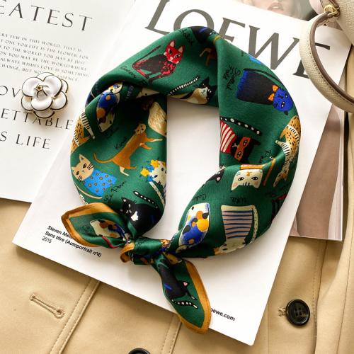 Natural Silk Silk Scarf breathable printed PC