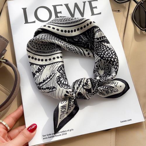 Natural Silk Silk Scarf breathable printed PC