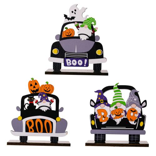 Madera Adornos de Halloween, Otros, más colores para elegir, 5PCs/Mucho, Mucho