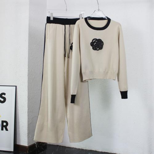 Algodón Conjunto casual de las mujeres, Pantalones largos & parte superior, más colores para elegir, :, Conjunto