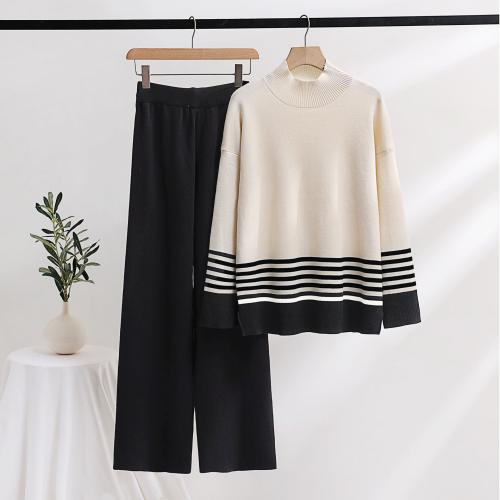 Algodón Conjunto casual de las mujeres, Pantalones largos & parte superior, más colores para elegir, Conjunto