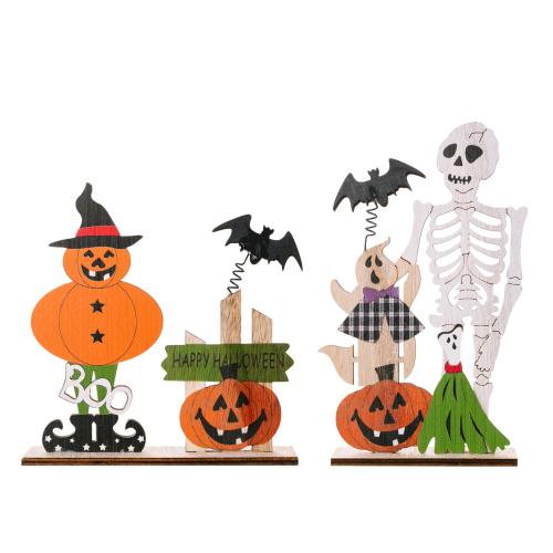 Madera Adornos de Halloween, Otros, más colores para elegir, 5PCs/Mucho, Mucho