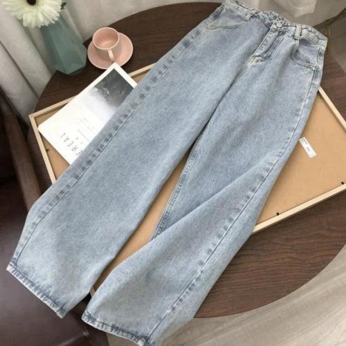 Cotton Slim & High Waist Women Jeans patchwork Solid PC