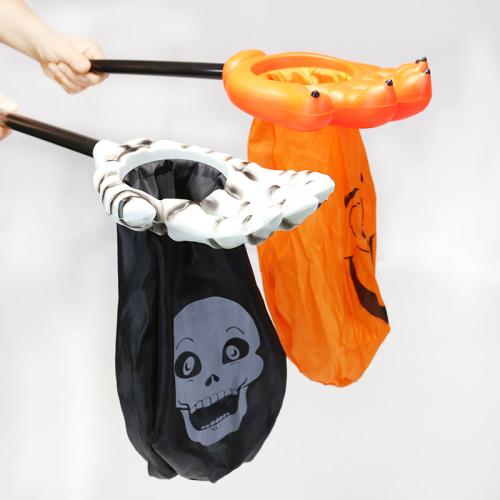 El plastico Bolsa de dulces de Halloween, patrón diferente para la elección, más colores para elegir, trozo