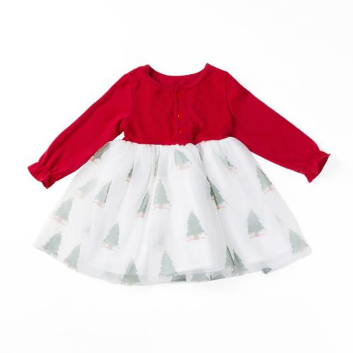 Coton Robe d’une seule pièce de fille Imprimé Autres plus de couleurs pour le choix pièce