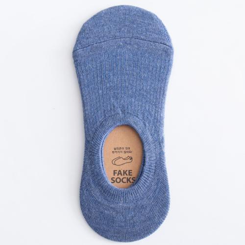 Cotton Men Boat Socks deodorant & anti-skidding & breathable Solid : Pair