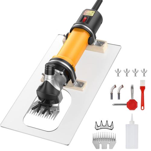 Iron & Plastic Multifunction Carpet Tufting Machine yellow PC