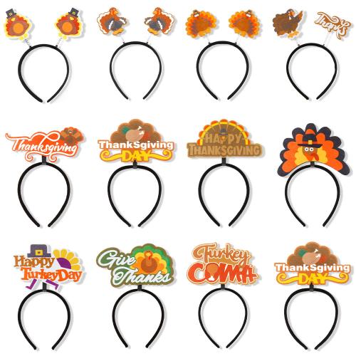 Felt & Plastic Hair Band printed Lot