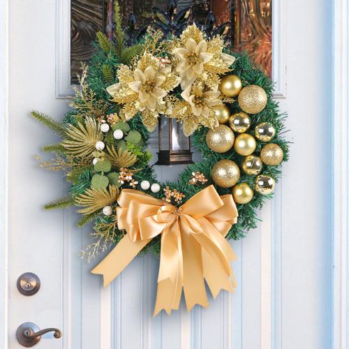 Cloth Garland Ornaments for home decoration handmade gold PC