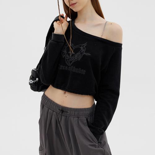 Polyester Women Sweatshirts & off shoulder PC