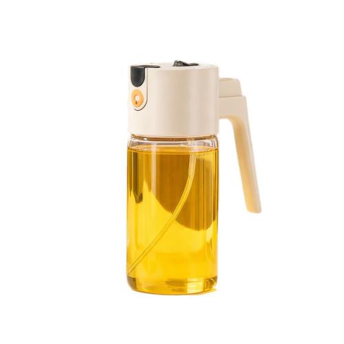 Polypropylen-PP Ölflasche,  Glas & PC-Polycarbonat & Silikon, Orange,  Festgelegt