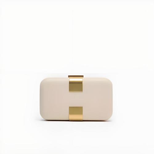 Cuero de la PU Bolso de embrague, Sólido,  trozo