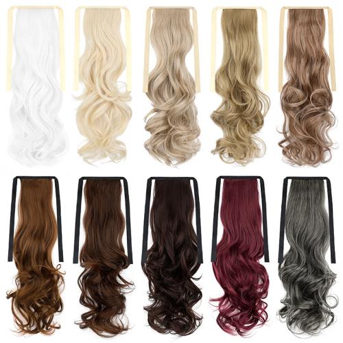 High Temperature Fiber Low Gloss & can be permed and dyed & Wavy Wig for women PC