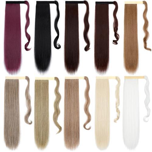 High Temperature Fiber Low Gloss & can be permed and dyed & Straight Wig for women PC