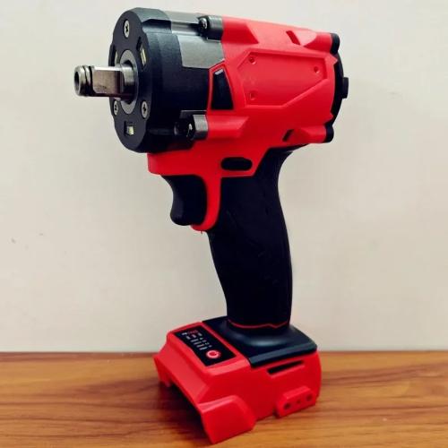 Plastic Impact Wrench battery not included Carbon Steel red PC