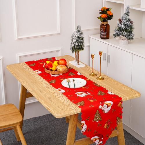 Polyester Table Runner for home decoration & Cute & christmas design printed PC