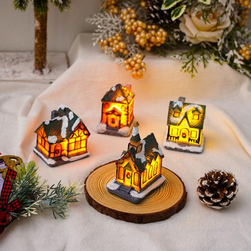 Resin With light Decoration christmas design PC