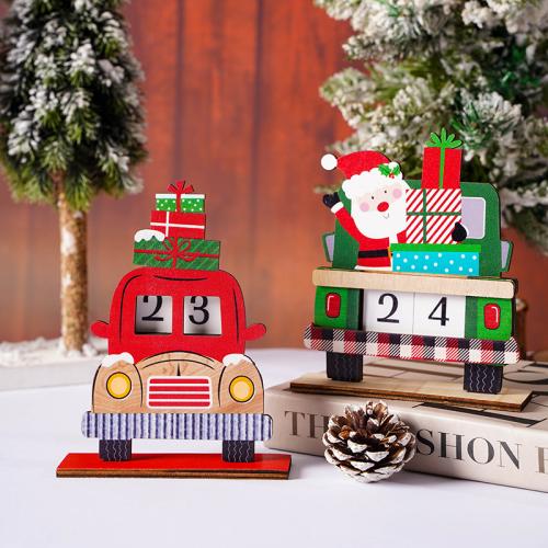 Bois Calendrier de décoration plus de couleurs pour le choix pièce